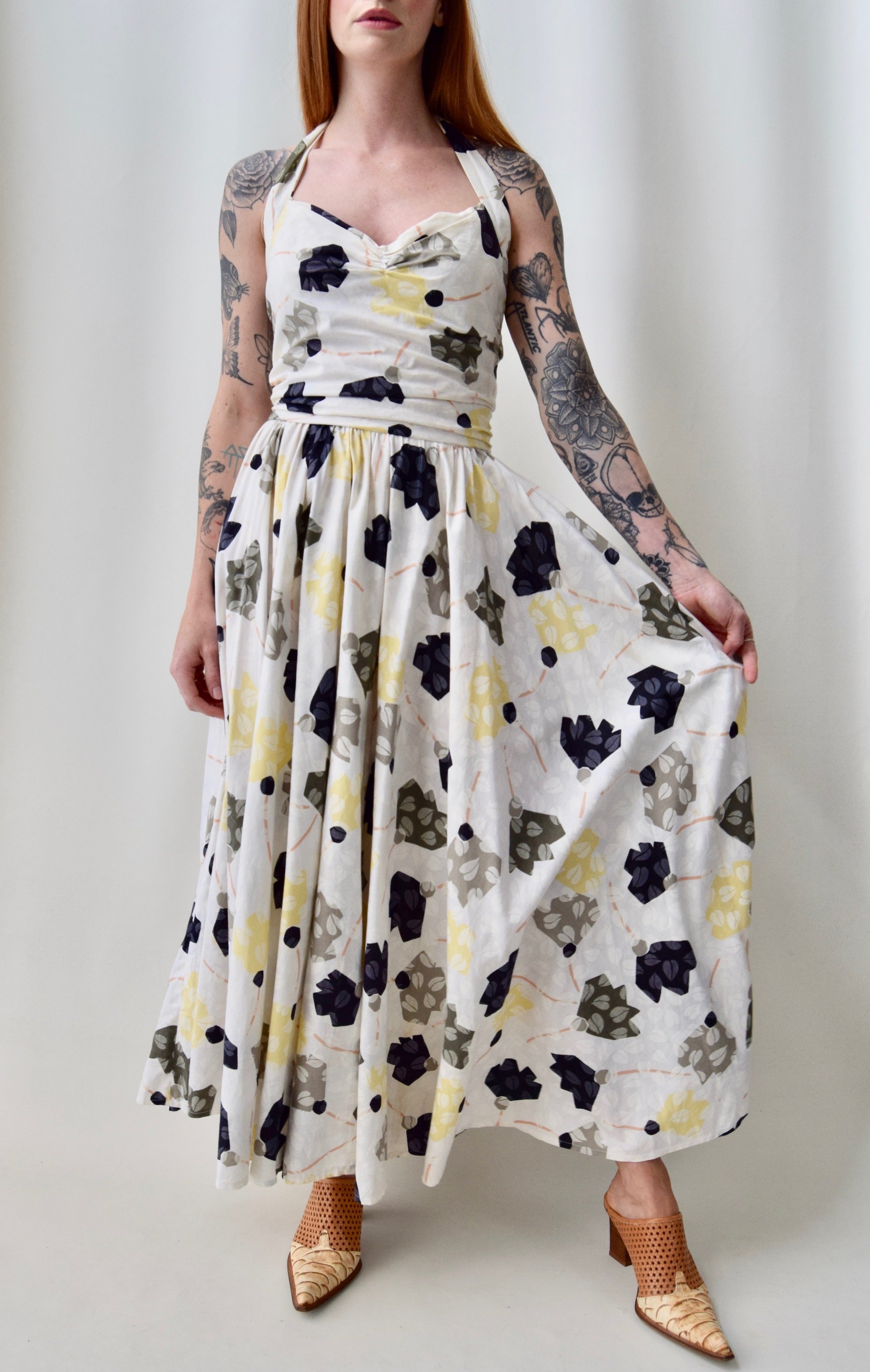 "The Very Thing!" Neutral Halter Dress