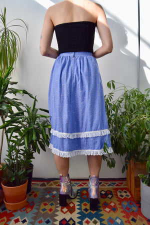Cornflower Floral Prairie Skirt