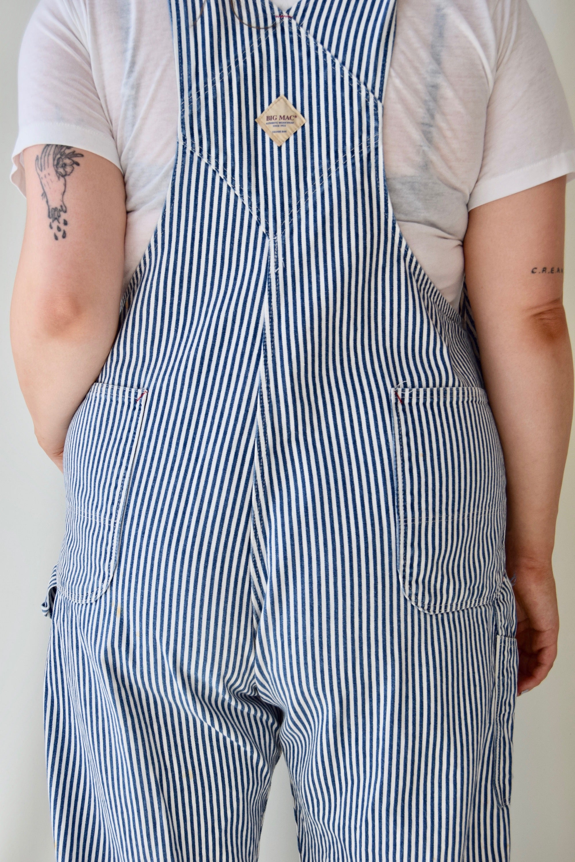 Hickory Stripe Big Mac Overalls