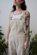 Cropped Linen Overalls