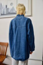 Oversized Denim Pullover