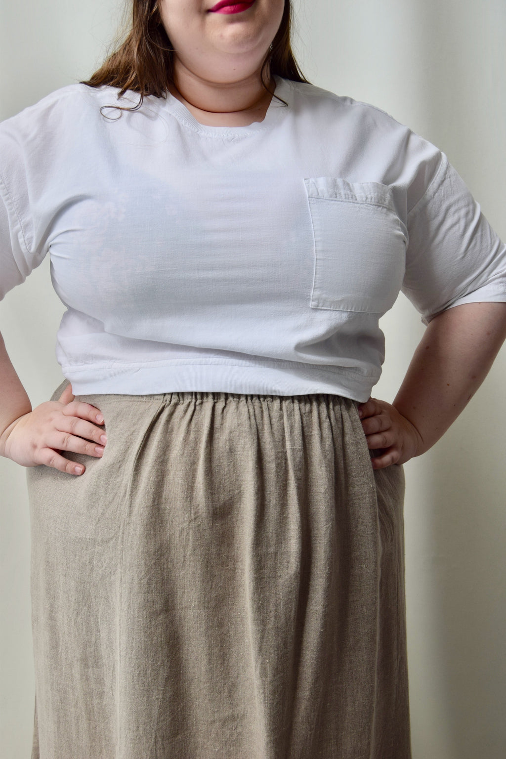 Crisp White Cotton Crop Top