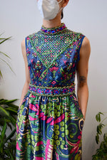 Sixties Beaded Maxi Dress