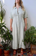 Mint Linen Dress