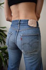 Vintage Big E Levis Folk Art Jeans