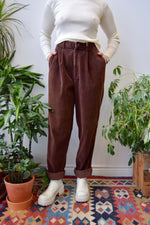 Chocolate Cord Trousers