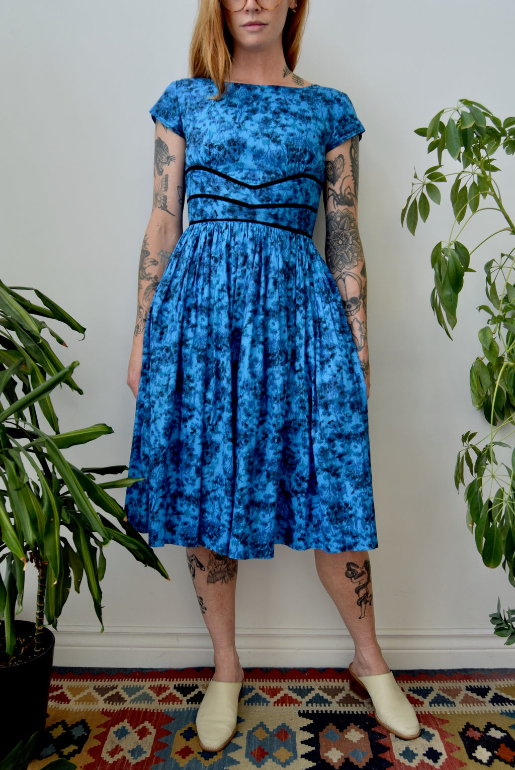 Blue Forest Grove Dress