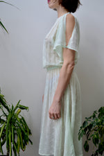 Mint Seventies Dress