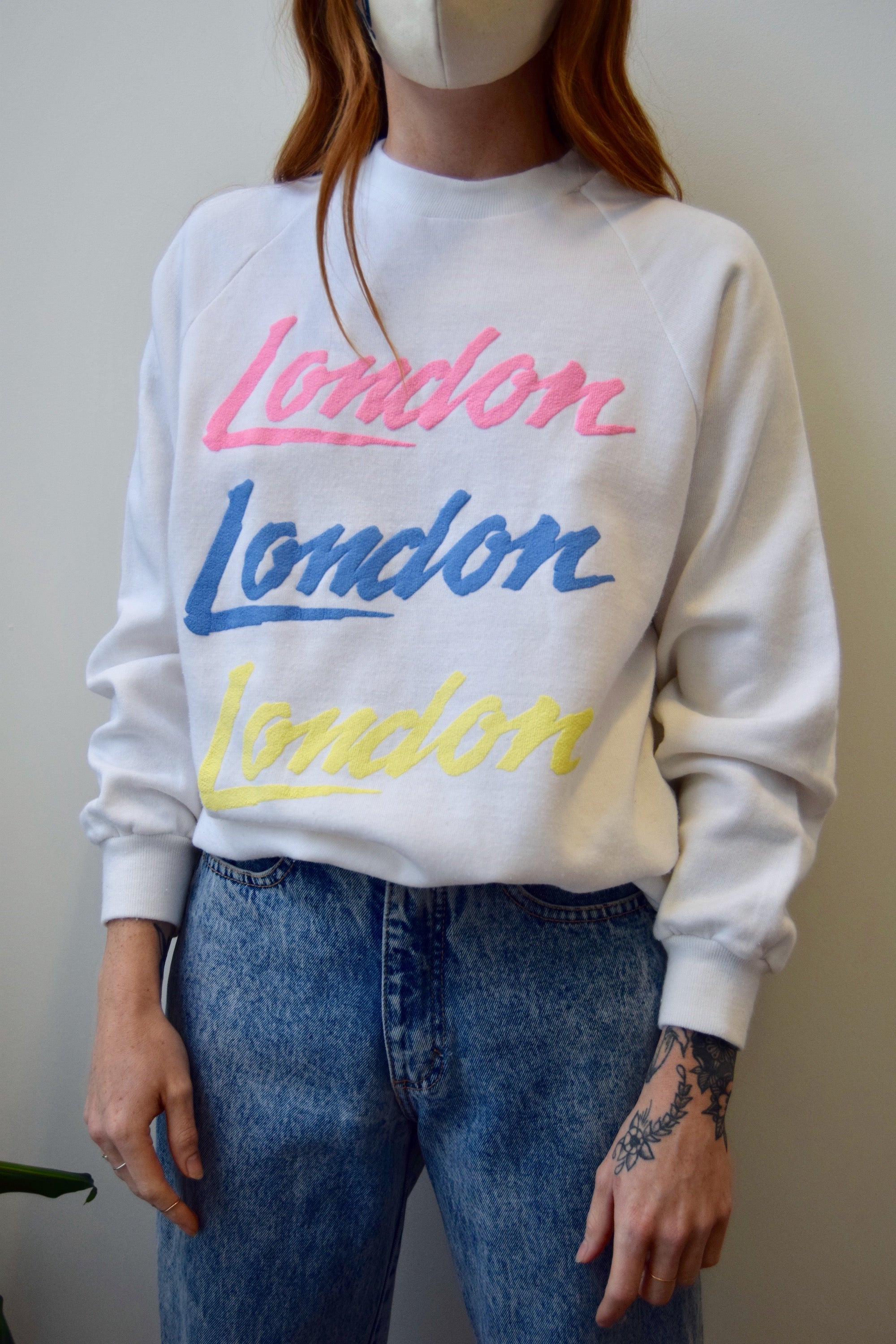 Pastel London Souvenir Sweatshirt Community Thrift and Vintage