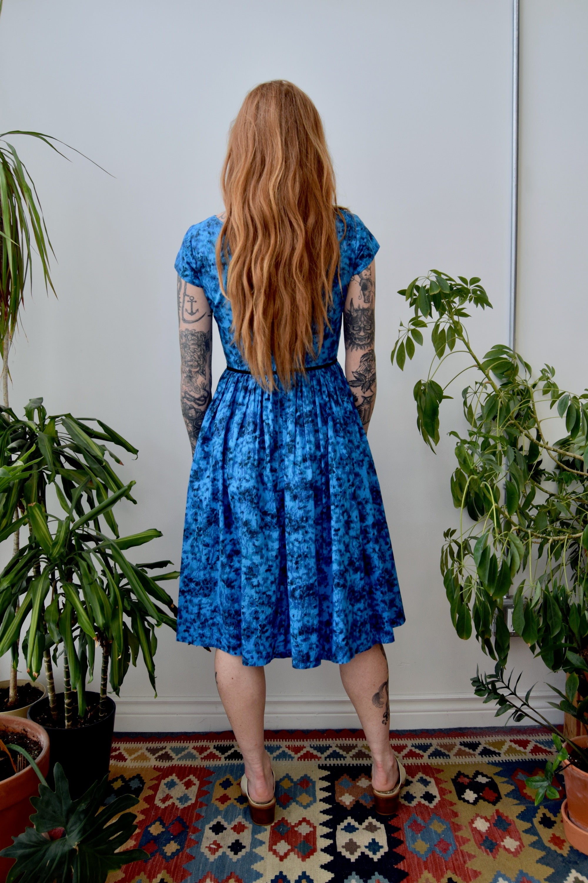 Blue Forest Grove Dress