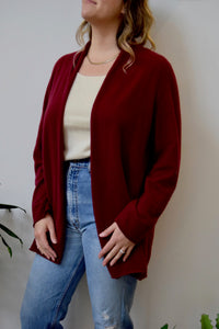 Cranberry Cashmere Sweater