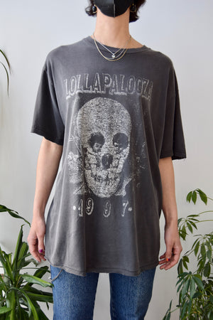 1997 Lollapalooza Thrashed Skull Tee