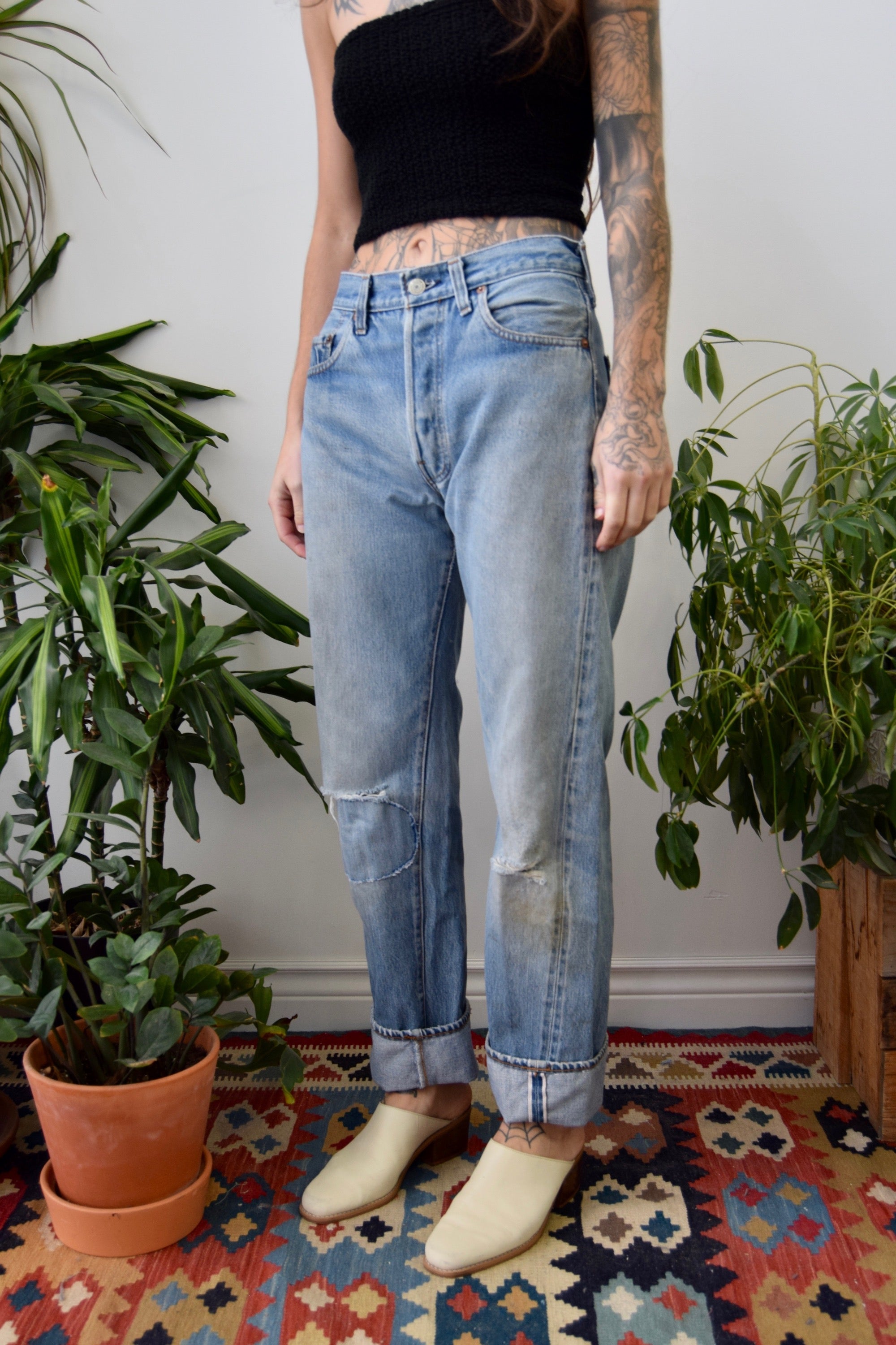 70's/80's Selvedge Light Wash Levi's