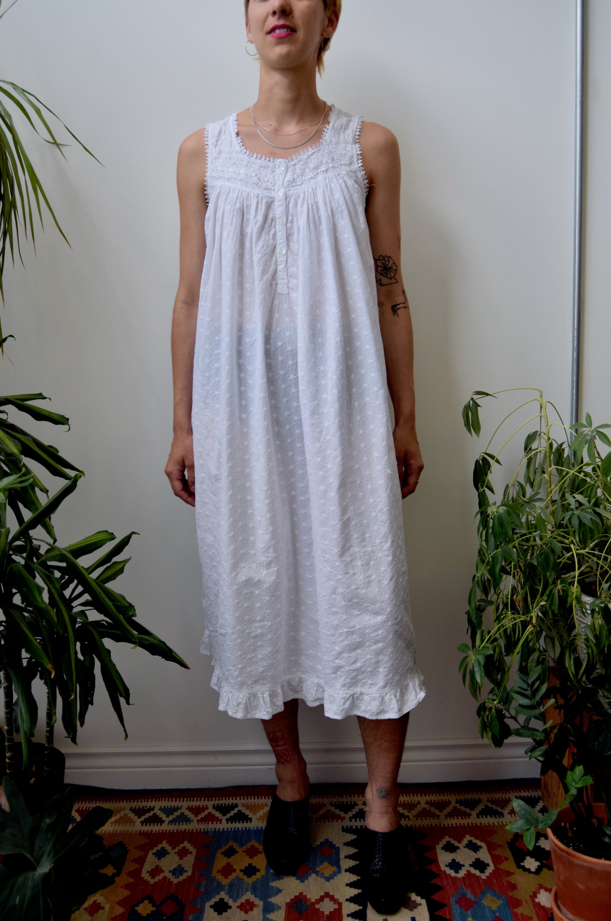 Embroidered Summer Nightie