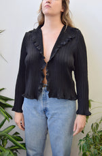Pleated Bolero Top