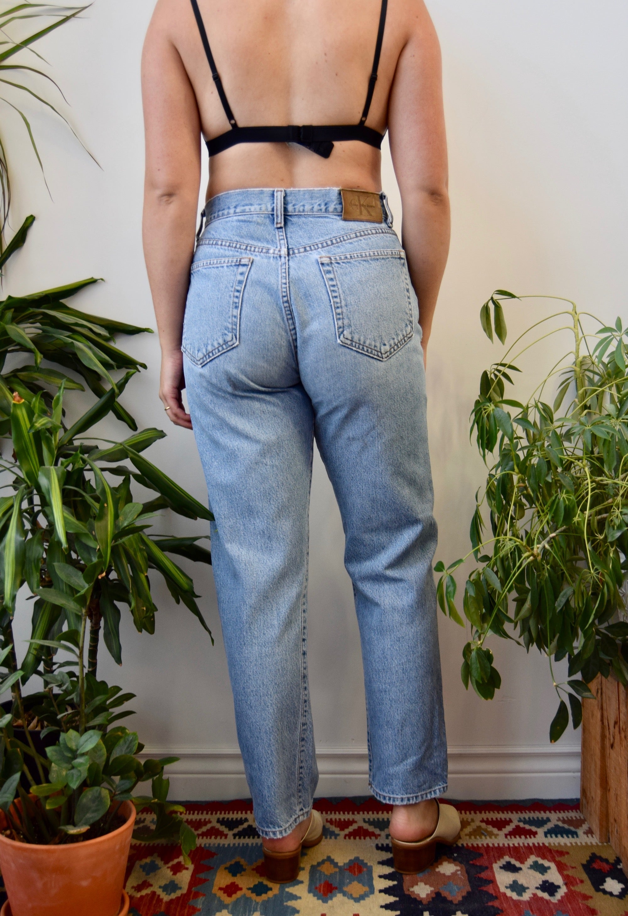Classic CK Button Fly Jeans