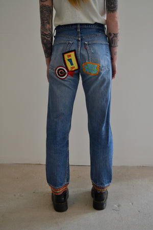 1960's "Turned On" Big E Selvedge Levis Jeans