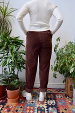 Chocolate Cord Trousers