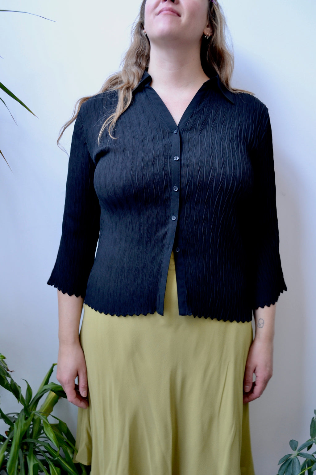 Y2K Business Casual Blouse