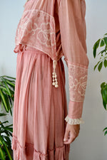 Dusty Rose Edwardian Muslin Day Dress