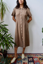 Cocoa Linen Dress