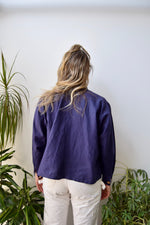 Midnight Linen Shacket