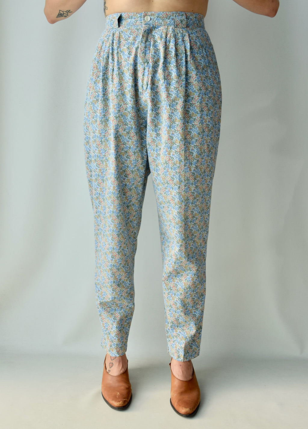 Micro Floral Trousers