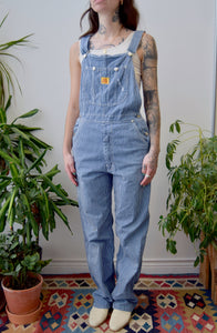 Blue Hickory Striped Overalls