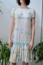 80s Does 20s Croquet Dress