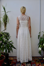 Ivory Lace Vintage Gown
