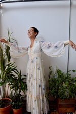 Seventies Gunne Sax Floral Dress