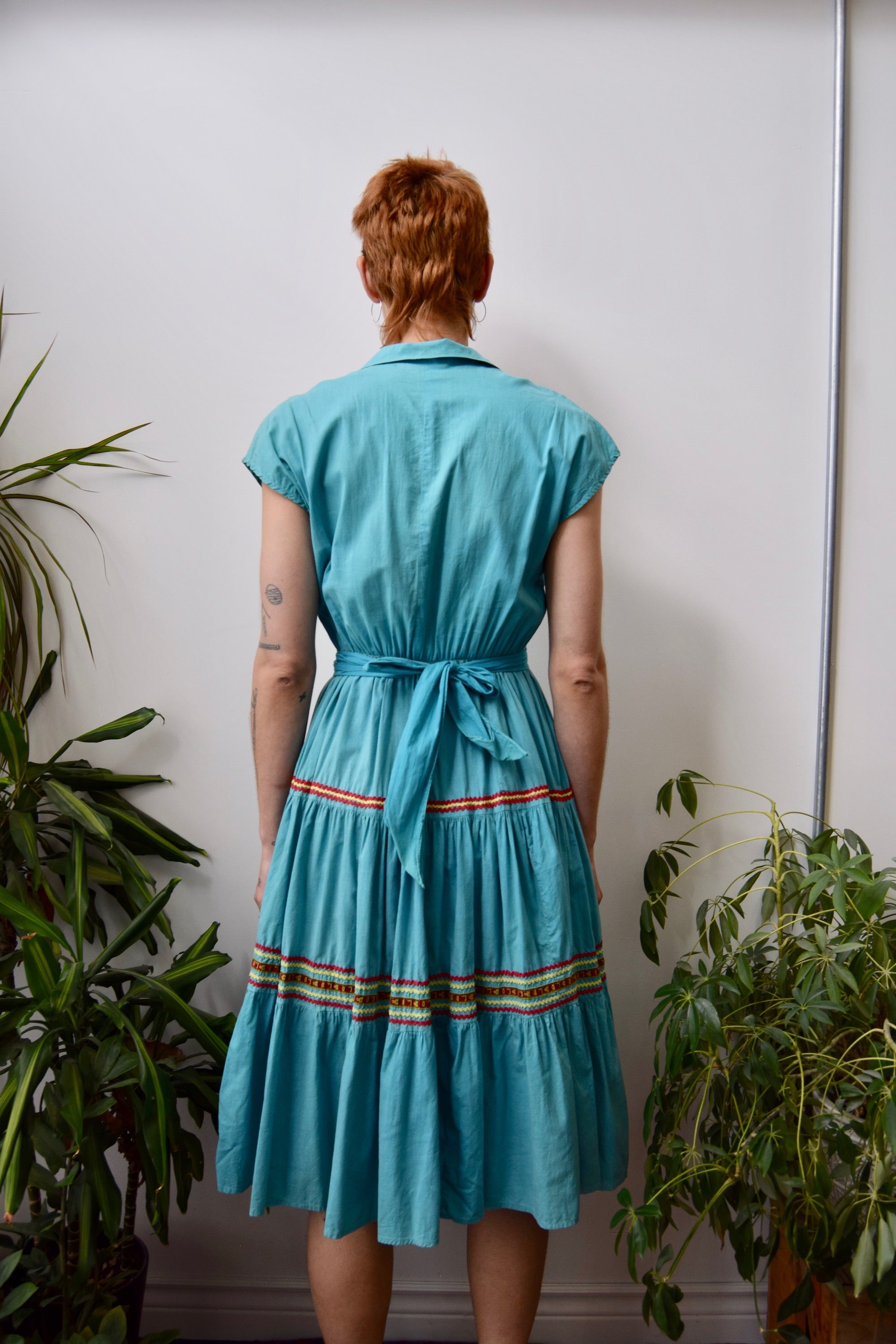 patio dresses Vintage Cotton Western Patio Dress – Community Thrift and Vintage
