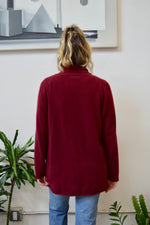 Cranberry Cashmere Sweater