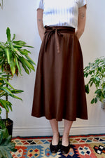 Eighties Wool Wrap Skirt