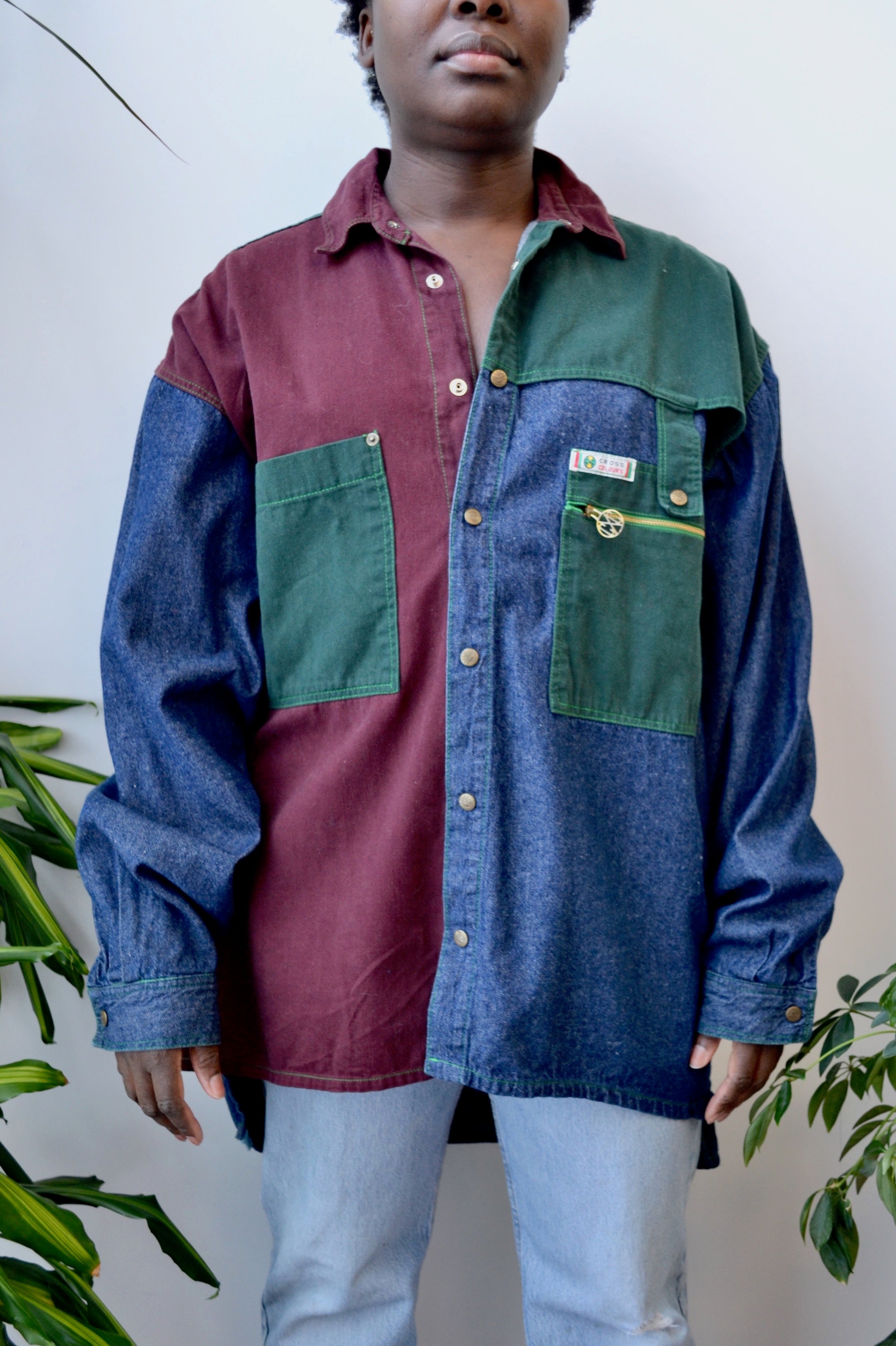Cross Colours Denim Shirt – Community Thrift and Vintage