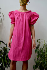 Fuchsia Cotton Space Princess Vaycay Dress