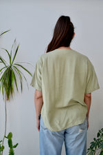 Matcha Raw Silk Blouse