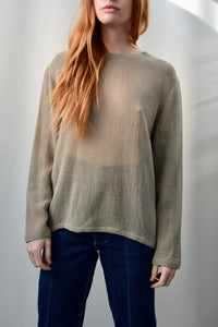 Nineties Calvin Klein Wool Knit Top