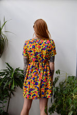 Sixties Floral Mini Mod Dress