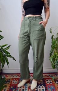 Pee-a-Boo Patch Army Pants