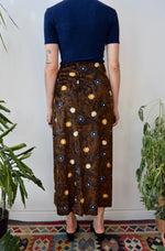 Velvet Daisy Maxi Skirt