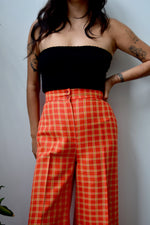Seventies Perfect Plaid Pants
