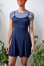 Nineties Midnight Striped Dress