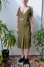 Leopard Flutter Dress