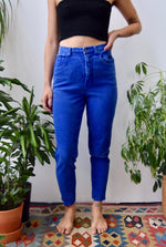 Eighties Cobalt Stretchy Jeans