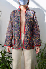 Vintage Ditsy Floral Quilted Jacket