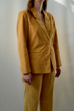 Golden Corduroy Suit