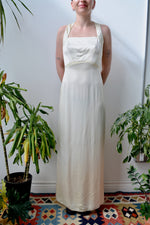 Silk Satin Column Dress