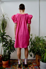 Fuchsia Cotton Space Princess Vaycay Dress