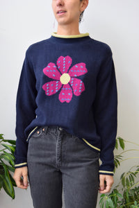 Cotton Flower Sweater